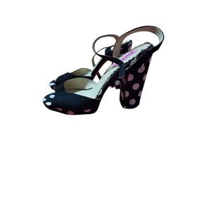 Betsey Johnson Polka Dot Isla Heels